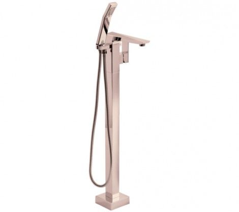 Heritage Hemsby Limited Edition Rose Gold Floor Standing Bath Shower Mixer - 12676