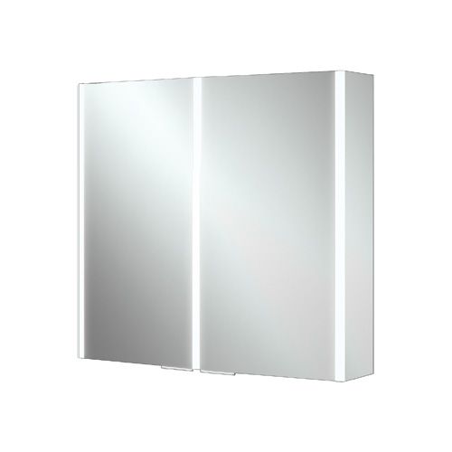 Cassio 600 x 700 x 130mm LED 2 Door Mirrored Cabinet (12882)