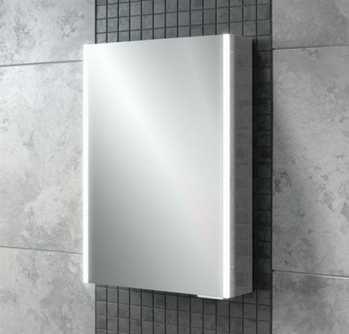 Caldini 500 x 700 x 130mm LED 1 Door Mirrored Cabinet (12886)