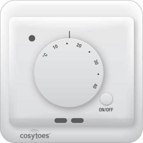 Cosytoes Manual Thermostat for Electrical Underfloor Heating - 10673